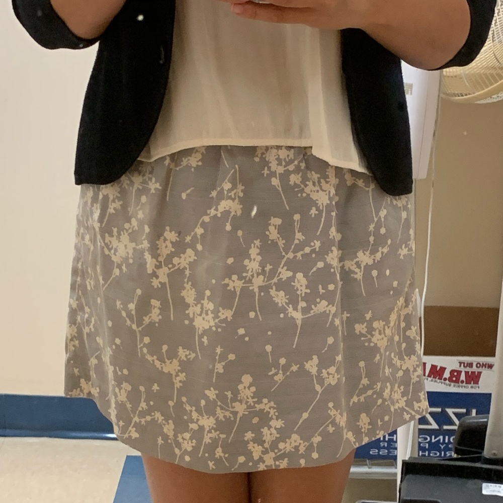 Loft mini skirt with pockets